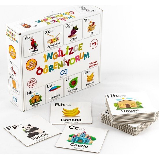 Ca Games İngilizce Öğreniyorum Eğitici Oyun Kartları - 5044
