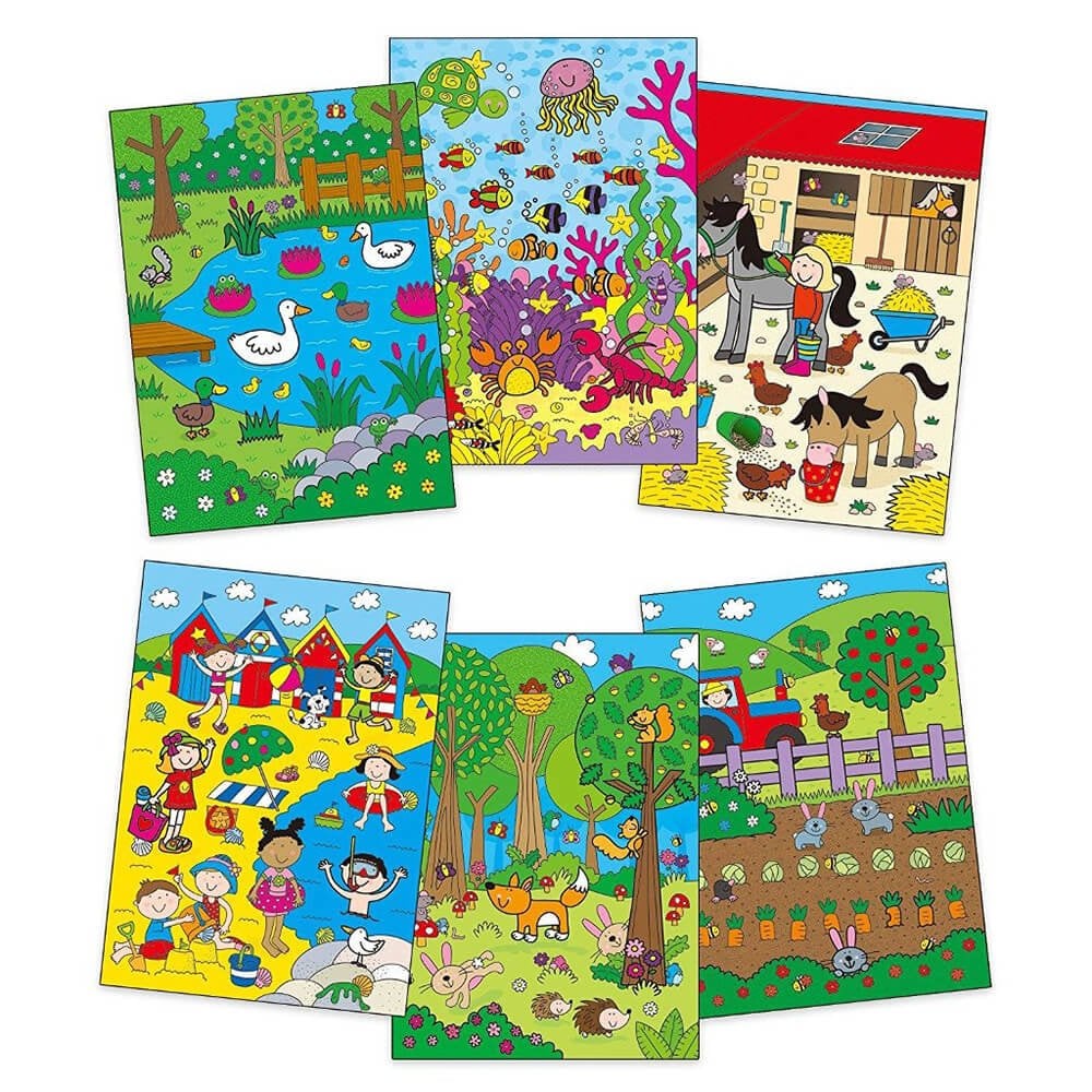 Galt Water Magic Kim Saklanıyor Sihirli Boyama Kitabı - 1005038