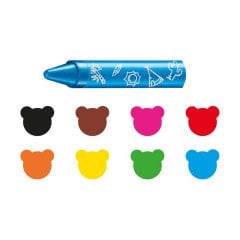 Carioca Baby Jumbo Pastel Boya Kalemi 8'li - 42892