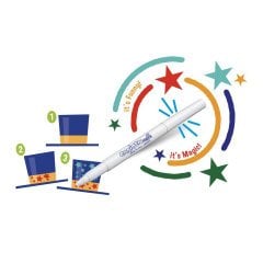 Carioca Renk Değiştiren Sihirli Keçeli Boya Kalemi (9 Renk + 1 Renk) - 42737