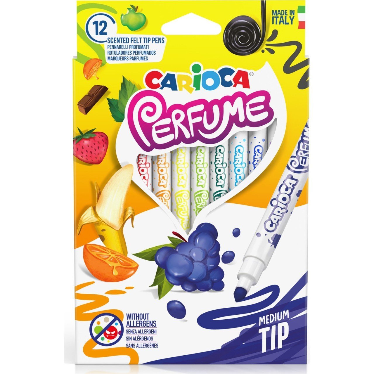 Carioca Kokulu Keçeli Boya Kalemi 12'li - 42672