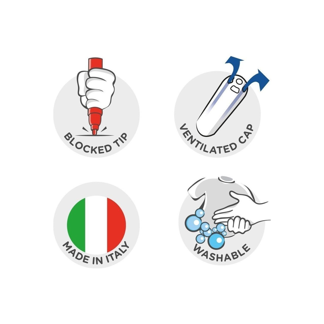 Carioca Kokulu Keçeli Boya Kalemi 12'li - 42672