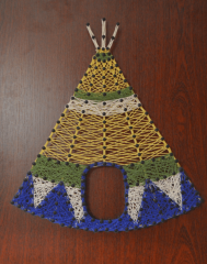 String Art Kızılderili Çadırı Duvar Panosu