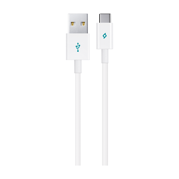 Type-C USB 2.0 Android için Şarj Kablosu Beyaz Rengi