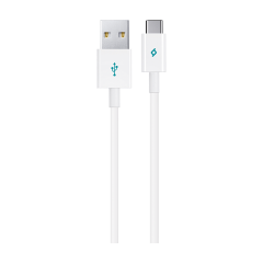Type-C USB 2.0 Android için Şarj Kablosu Beyaz Rengi