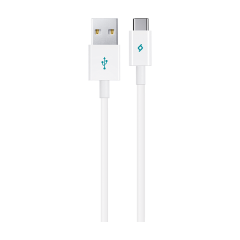 Type-C USB 2.0 Android için Şarj Kablosu Beyaz Rengi