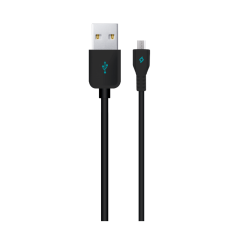 Micro USB Android için Data Senkronizasyon ve Şarj Kablosu Siyah Rengi
