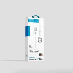 MFi iPhone ve iPad için Şarj Kablosu Beyaz Rengi