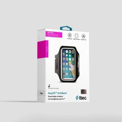 EasyFit ArmBand Spor Koşu Telefon Kol Bandı Siyah Rengi