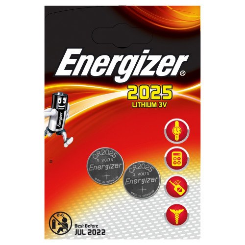 Energizer (A5-8333) Cr2025 Lityum Pil 2'li Blister