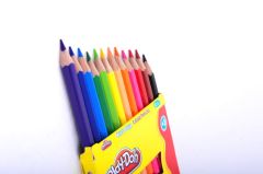 Play-Doh 12 Renk Kuru Boya / Tam Boy