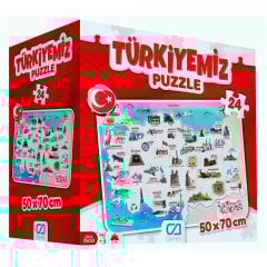 Ca Games Türkiyemiz 24 Parça Puzzle - 5079