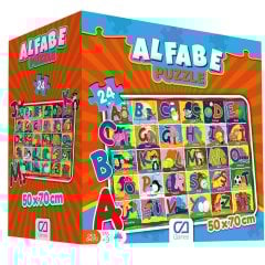 Ca Games 24 Parça Alfabe Eğitici Maxi Boy Puzzle - 5027