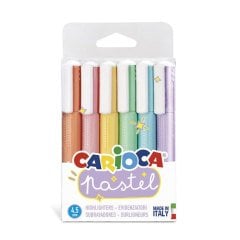 Carioca Pastel Fosforlu İşaretleme Kalemi 6'lı - 43033