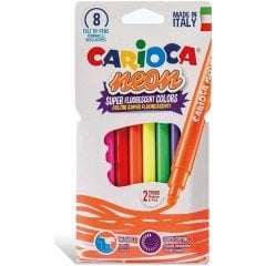 Carioca Neon Yıkanabilir Keçeli Boya Kalemi 8'li - 42785