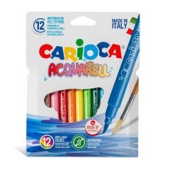 Carioca Acquarell Fırça Uçlu Keçeli Boya Kalemi 12'li - 42747