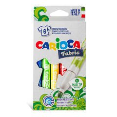 Carioca Cromatex Kumaş T-Shirt Boyama Kalemi 6 Renk - 40956