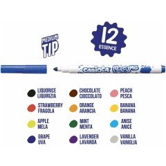 Carioca Kokulu Keçeli Boya Kalemi 12'li - 42672
