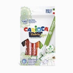 Carioca Keçeli Kumaş Boya Kalemi Fine 10'lu - 42909